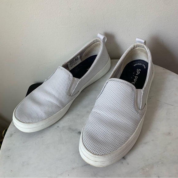 Sperry Seaside Perforated Leather
White Sneakers 7 - Picture 8 of 13